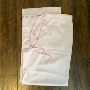 NWOT Light Pink Satin Pajama Pants